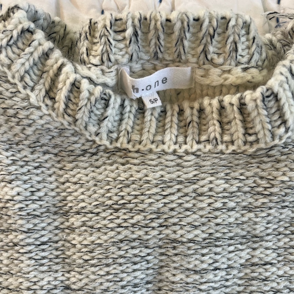 h.one wool blend sweater size: small